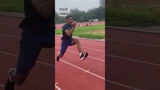 Regular bounding aims to improve stride length straight leg bounding improve stride frequency [upl. by Nwahsal]