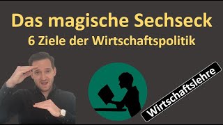 Das magische Sechseck  6 Ziele der Wirtschaftspolitik [upl. by Anirrak311]