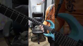 YESTERDAY DONT MEAN SHIT  PANTERA  ELVIS BARATTO  GUITAR SOLO  CORT X300 FLIP BLUE [upl. by Raimund489]