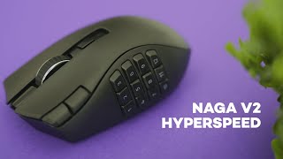 Razer Naga V2 Hyperspeed MMO Gaming Mouse Review [upl. by Publias]