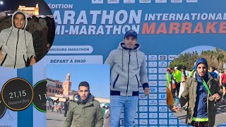 Vlog  أجواء مراطون مراكش الدولي Marathon Marrakech [upl. by Macrae]