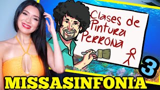 REACCIONANDO A MISSASINFONIA  CLASES DE PINTURA PERRONA 3 [upl. by Edyth]