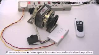 Télécommande Sans Fil Longue Distance Moteur Électrique 220V [upl. by Nesyt703]