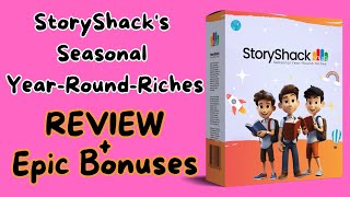 StoryShacks Seasonal Year Round Riches REVIEW 200 School CurriculumBased Storybooks with PLR [upl. by Enelrak753]