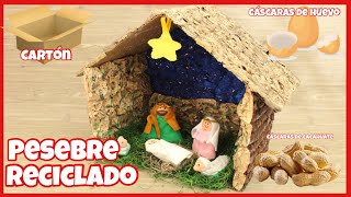 PESEBRE RECICLADO  ¡¡¡¡ MATERIALES QUE NO TE IMAGINAS  DIY [upl. by Meisel]