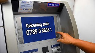 TERBARU CARA CEK NOMOR REKENING BRI DI ATM [upl. by Harold]