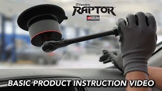 Raptor™ F22  Auto Glass Tools by Equalizer™ [upl. by Nocaed]