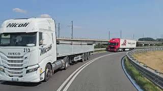 296 4K POV Real Truck Driving MAN TGX 520 Italy Cortemaggiore to Austria Kundl part 1 [upl. by Nairda]