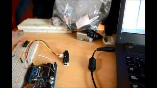 Como hacer un medidor de distancias con arduino utilizando un sensor de aproximidad fundamento [upl. by Eerak985]