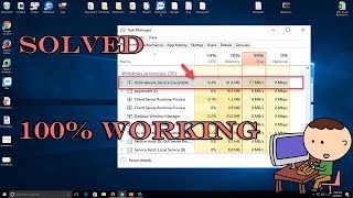 How To Solve Antimalware Service Executable High CPU Usage MsMpEngexe Problem in Windows 10818 [upl. by Lowe]