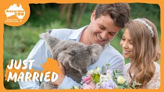 Bindi and Chandlers Wedding  Irwin Family Adventures [upl. by Wilterdink644]