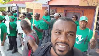 NRP Peaceful Protest at ETW Park Charlestown NEVIS 18122022 [upl. by Aneert]