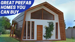 7 Great PREFAB HOMES 1 some affordable [upl. by Sayres]