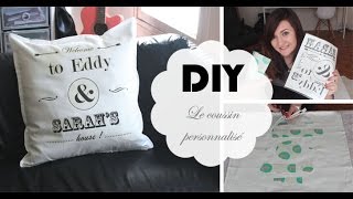 DIY⎥Mon coussin personnalisé [upl. by Maxantia]