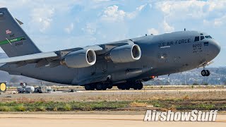 USAF C17 Globemaster III Capabilities Demo [upl. by Georgianna]