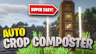 The Best Minecraft Fully Automatic Composter 119 [upl. by Parke]