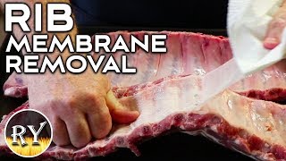 How To Easily Remove The Membrane From Your Ribs [upl. by Loredana]