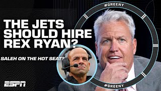 HIRE REX RYAN  Mike Greenberg thinks Robert Saleh is on the HOT SEAT 🔥  Greeny [upl. by Anitram]