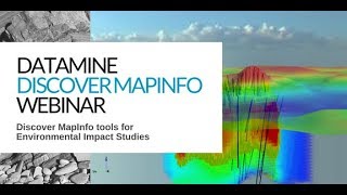 Webinar Discover MapInfo tools for Environmental Impact Studies [upl. by Prakash327]