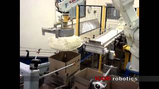 Robotic Case Packing  Grated Cheese by ICON Robotics [upl. by Innoc]