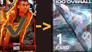 100 overall Mythical Pack opening The Emoni Bate hunt is over  Nba2k24 [upl. by Gnol]