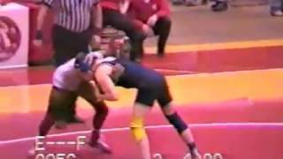 Ken Powell  Cincinnati Princeton vs Billy Lally  Solon 125 lb 1989 [upl. by Blen]