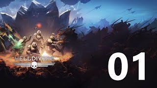 Helldivers Walkthrough Gameplay Part 1 Lets Play No Commentary Review [upl. by Mihsah]