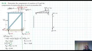 F6–24 Structural Analysis Chapter 6 Hibbeler Statics Benam Academy [upl. by Nosac]