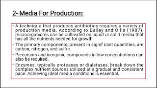 Bioprocess Technology Part 4 Production of Antibiotics [upl. by Oza605]