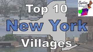 TOP 10 New York VillagesSmall Towns to Visit [upl. by Jegar]