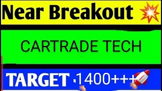 CARTRADE TECH SHARE LATEST NEWS TODAYCARTRADE TECH SHARE ANALYSISCARTRADE TECH SHARE TARGET [upl. by Ardnaz660]