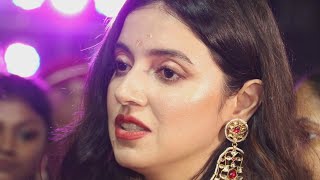 TSeries Owner s Wife Divya Khosla Kumar Looks Marvelous at Garba Night Celebration in Mumbai [upl. by Dranyam]