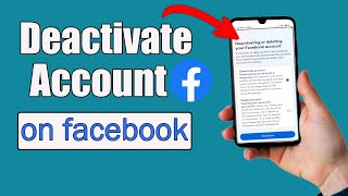 How To Deactivate Facebook Account 2024 [upl. by Amersham]