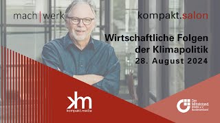 Prof Joachim Weimann Deutsche Klimapolitik und die wirtschaftliche Folgen  KOMPAKT Salon [upl. by Patti]