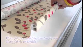 How to assemble the Senses® nosew roller blind bottom bar  Eclipse Blinds [upl. by Eerolam]