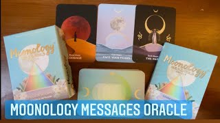 Moonology Messages Oracle ⭐️New Release ⭐️ Full Flip Through [upl. by Saidel]