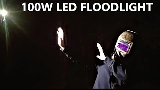 DIY 100W led floodlight COB chip [upl. by Itaws]