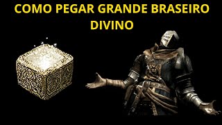 COMO PEGAR GRANDE BRASEIRO DIVINO LARGE DIVINE EMBER darksouls [upl. by Alamap]