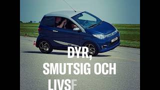 Mopedbilstest Dyr smutsig och livsfarlig [upl. by Jillene]