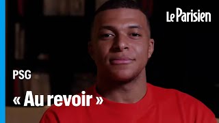 PSG  ému Kylian Mbappé officialise son départ du Paris SaintGermain dans une vidéo [upl. by Jessamine]