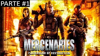 PS2  Mercenaries Playground Of Destruction  Parte 1 [upl. by Arabel]