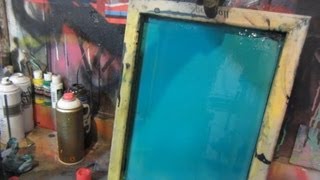 How To Apply Photo Emulsion To a Silk Screen [upl. by Lobell]