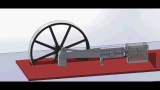 WMSTR Villaume Corliss Steam Engine Animation [upl. by Ophelie144]