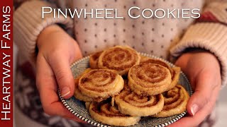 Pie Crust Pinwheel Cookies  Cinnamon Roll Cookies  Traditional Homemade Christmas Cookies [upl. by Janina]