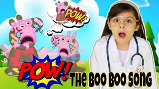 The Boo Boo Song Com Peppa Pig Nursery Rhymes and Kids Song [upl. by Hayikaz353]