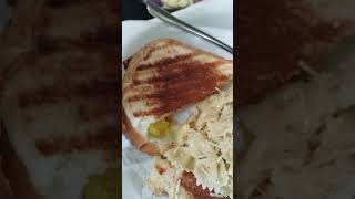 ITALIAN CHICKEN amp MOZZARELLA PANINI WITH CREAMY CAESAR BOWTIE PASTA SALAD whatsfordinnertonight [upl. by Ahseele895]