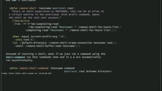 Emacs and Remote Shell [upl. by Leticia]