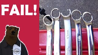 Best Box Wrench 16 Wrenches Tested to Failure [upl. by Llennol]