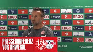 Die Pressekonferenz vor dem DFBPokalspiel gegen RB Leipzig [upl. by Sida]