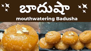 Badusha Sweet  Perfect Badusha Balushahi Indian Sweet Recipe  By swapnavaitla  బాదుషా స్వీట్ [upl. by Griffy]